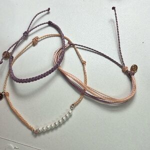 3 set pura vida bracelet